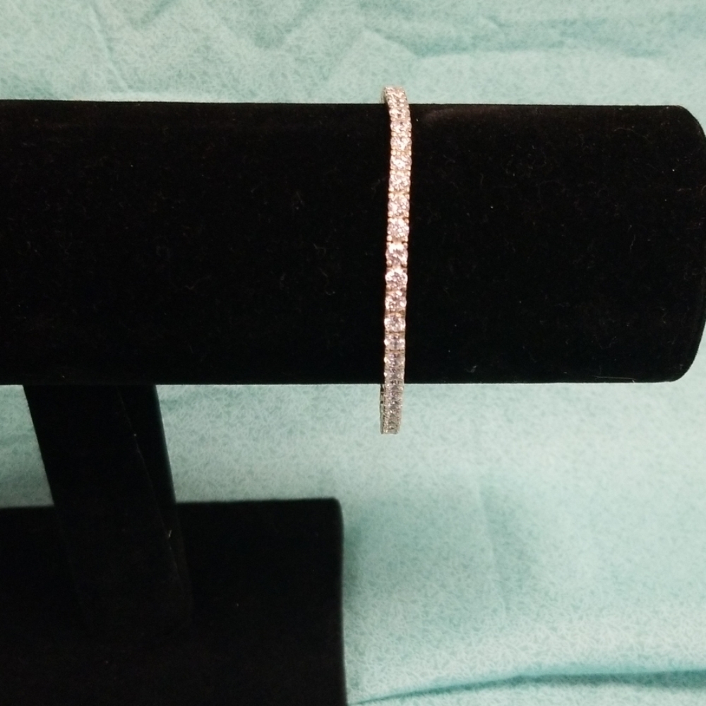 Sterling CZ bracelet